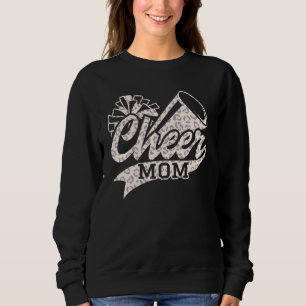 Jubel Mama größter Fan Pom JubelMama Leopard Gepar Sweatshirt