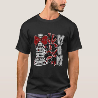 Jubel Mama Kokette Schleife Football-Saison Spielt T-Shirt