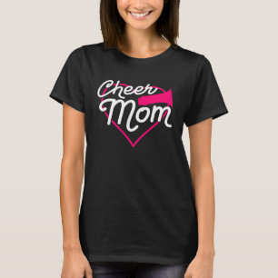 Jubel Mama Liebe Unterstützung Herz Cheerleader Lu T-Shirt