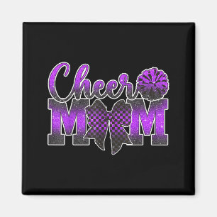 Jubel Mama lila Cheerleader Spieltag Jubel Mama Magnet