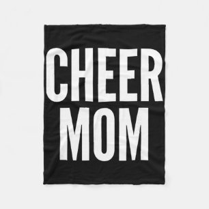 Jubel-Mama Royalblau Cheerleading passende Eltern Fleecedecke