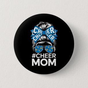 Jubel-Mama-Sportfan-Bow-Sungles-Cheerleading-Unter Button