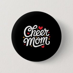 Jubel-Mama Süße Cheerleading-Mutter Button
