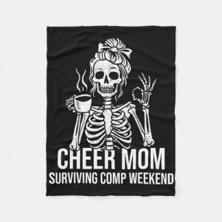 Jubel-Mama überlebt Wettkampf-Wochenende Cheerlead Fleecedecke