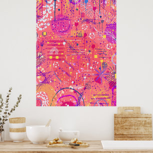 Jubel: Maximalistische Kunst Poster