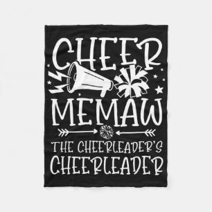 Jubel Memaw Eines Cheerleader Memaw Stolz Cheerlea Fleecedecke