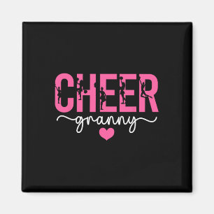 Jubel Oma Cheerleading Oma Einer Cheerleaderin Magnet