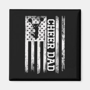 Jubel Papa Amerikanische Flagge Cheerleader Rebell Magnet