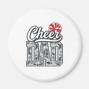 Jubel Papa Camo Pom Vintage Vektor Design_1 Magnet