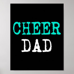 Jubel Papa Cheerleader Vater Von Cheerleading Toch Poster