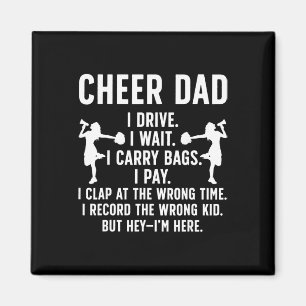 Jubel Papa Cheerleading-Vater Einer Cheerleader Va Magnet