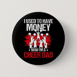 Jubel Papa Cheerleading Vatertag  Button