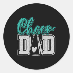 Jubel Papa Mein Lieblings-Cheerleader nennt mich P Runder Aufkleber