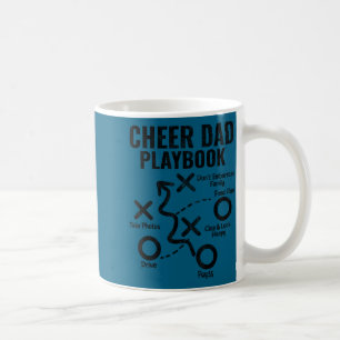 Jubel Papa Playbook lustig stolz Cheerleading Männ Kaffeetasse