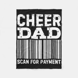 Jubel Papa Scan Für Zahlung Cheerleading _1  Fleecedecke