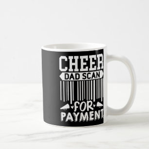 Jubel Papa, Scanne zur Zahlung Cheerleader Kaffeetasse