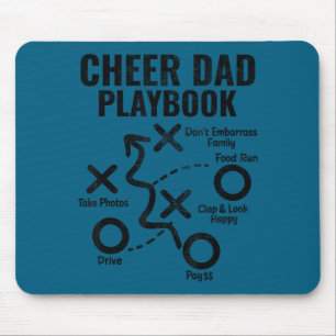 Jubel Papa Spielbuch lustig stolz Cheerleading Män Mousepad