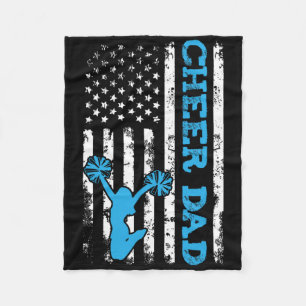 Jubel Papa USA Amerikanische Flagge Cheerleader Pa Fleecedecke