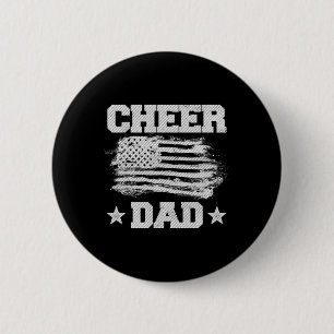Jubel Papa Vintage Amerikanische Flagge Vater Chee Button