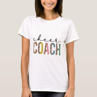 Jubel-Trainer Leopard Cheerleading-Requisiten Süße T-Shirt