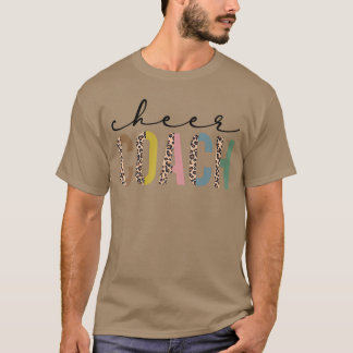 Jubel-Trainer Leopard Cheerleading-Requisiten Süße T-Shirt