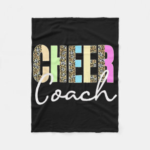 Jubel-Trainer Leopard Cheerleading Süßer Jubel-Tra Fleecedecke