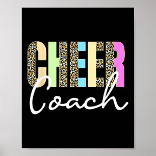 Jubel-Trainer Leopard Cheerleading Süßer Jubel-Tra Poster
