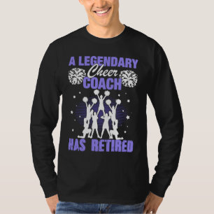 Jubel-Trainer Ruhestand Cheerleading Cheering Team T-Shirt