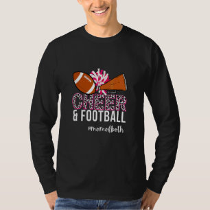 Jubel und Football-Mutter beider Leoparden Cheerle T-Shirt