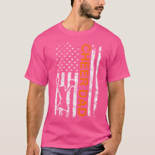 Jubel-Vater-Flagge Orange Cheerleading T-Shirt