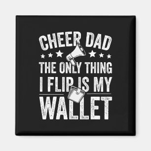 Jubel-Vater-Geldbeutel Cheerleader-Vater Cheerlead Magnet