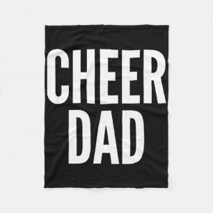 Jubel-Vater Royal Blau Cheerleading passende Elter Fleecedecke