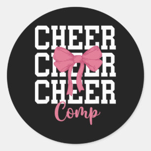 Jubel-Wettbewerb Tag Cheerleading-Wettbewerb Tag K Runder Aufkleber