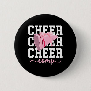 Jubel-Wettbewerb-Tag Coquette Cheerleading-Wettbew Button