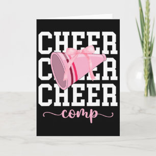 Jubel-Wettbewerb Tag Coquette Cheerleading-Wettbew Karte