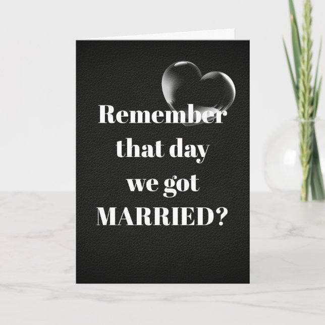 Jubelherz auf Leder Karte (Vorderseite)