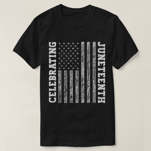 Jubeljahr Vintage amerikanische Flagge Cool T-Shirt (Design vorne)