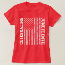 Jubeljahr Vintage amerikanische Flagge Cool T-Shirt