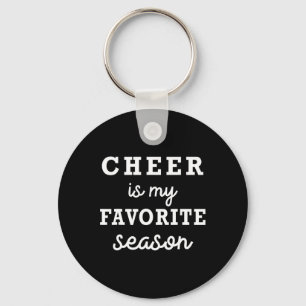 Jubeln ist meine Lieblingsjahreszeit Cheerleading- Schlüsselanhänger
