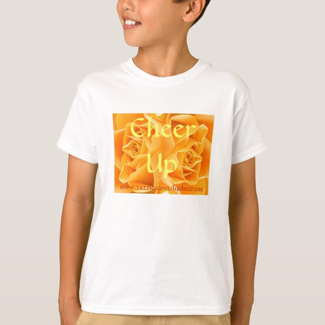 Jubeln Sie oben dem Shirt des Kindes zu (Vorderseite)