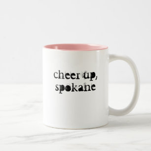 jubeln Sie oben, Spokane-TASSE zu Zweifarbige Tasse