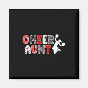 Jubeltante einer Cheerleader-Tante Cheerleading-Ta Magnet