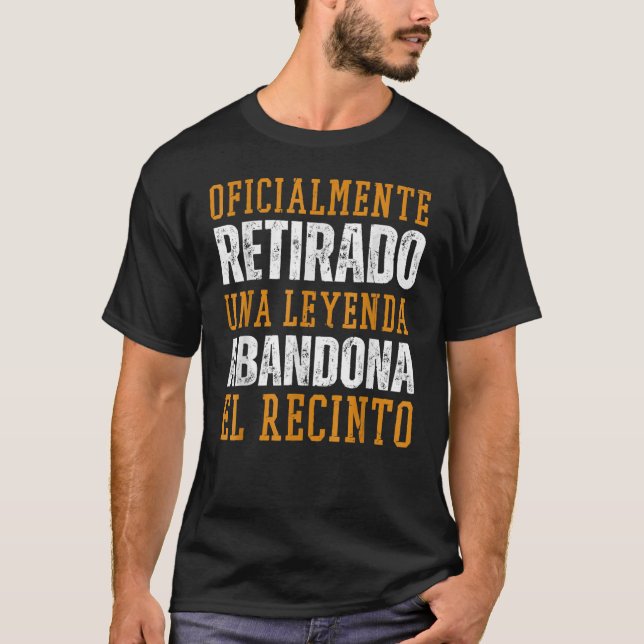 Jubilación Oficialmente Retirado Jubilado T-Shirt (Vorderseite)