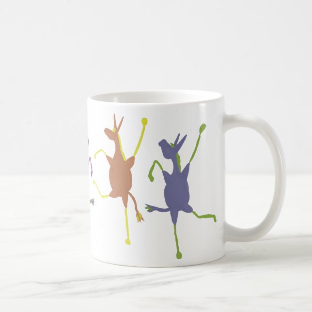 Jubilant Jennets-Esel-Kaffee-Tasse Kaffeetasse (Rechts)
