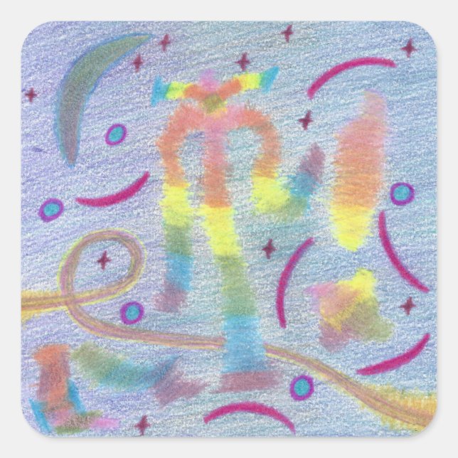 Jubilant Nights Under the Moon Stickers (Vorderseite)