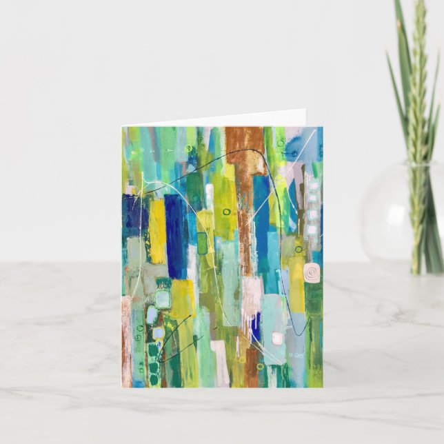 Jubilation Blank Notecard Karte (Vorderseite)