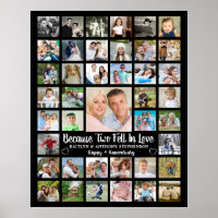 Jubiläum 41 Fotocollage Benutzerdefinierter Text u