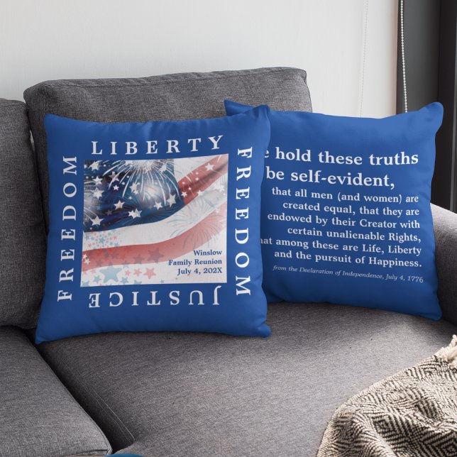 Jubiläum 4. Juli: Gedenkkissen Kissen (Von Creator hochgeladen)