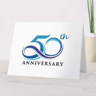 Jubiläum 50. dankeskarte