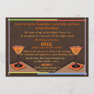 Jubiläum 65. Geburtstag Einladung